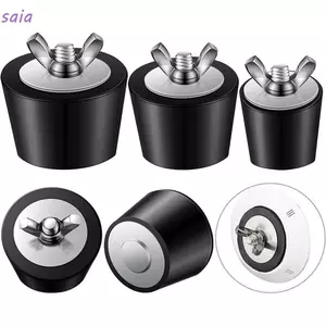 Bể bơi SAIA Chống rò rỉ, với phích cắm mùa đông bể bơi cao su vít bằng thép không gỉ, phụ kiện bể bơi màu đen