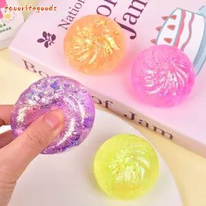 FAVORITEGOODS Giảm Căng Thẳng Pha Lê Bun, Với Hấp Bánh Bao Mềm Đồ Chơi Squishy, Vui Nhộn Lo Âu Giảm Dễ Thương Bóp Dễ Thương Mô Phỏng Giải Nén Bun