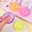 FAVORITEGOODS Giảm Căng Thẳng Pha Lê Bun, Với Hấp Bánh Bao Mềm Đồ Chơi Squishy, Vui Nhộn Lo Âu Giảm Dễ Thương Bóp Dễ Thương Mô Phỏng Giải Nén Bun