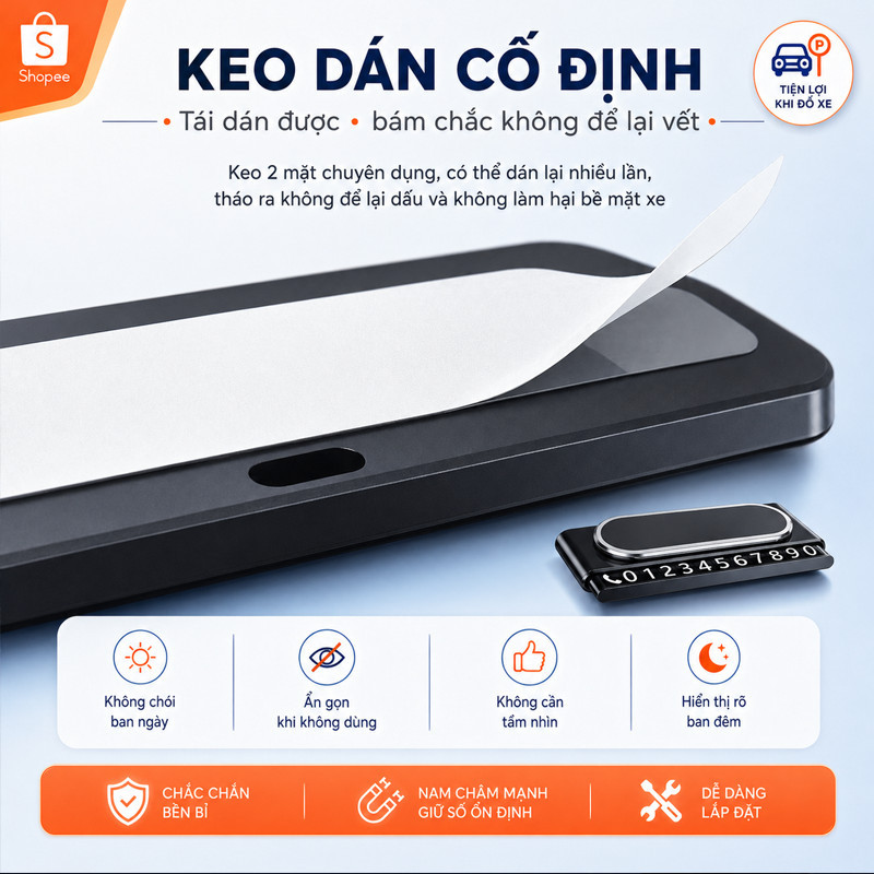 Thẻ Số Điện Thoại Từ Tính - Người Bạn Đồng Hành Lịch Sự Khi Đỗ Xe, Kết Hợp Tiện Dụng & Sang Trọng Cho Mọi Hành Trình
