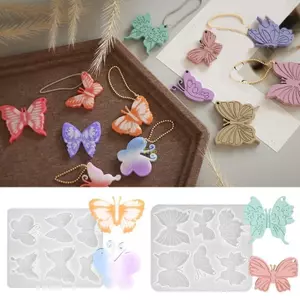 Dụng cụ làm đồ trang sức hình bươm bướm, phù hợp làm mặt dây chuyền và móc khóa