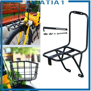 Giá đỡ hành lý phía trước bằng hợp kim nhôm chắc chắn, phù hợp với xe đạp phanh chữ V, tiện lợi cho chuyến đi