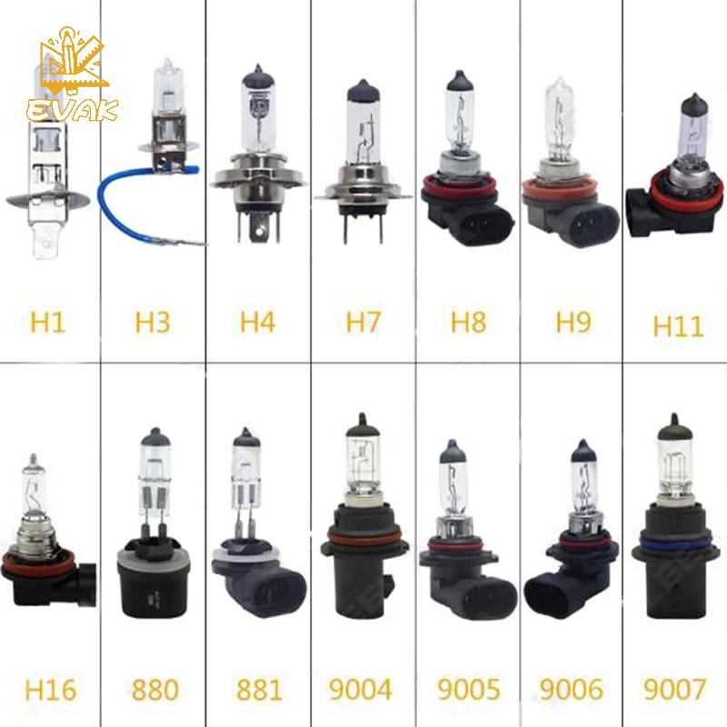 Alittlesetrtu Bright 9005 9006 Đèn Halogen Đèn Pha Ô Tô H1 H3 H4 H7 H11 HB3 Bóng Đèn Sương Mù VN