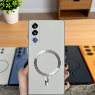 Ốp Điện Thoại Nhiều Màu Sắc Sang Trọng Cho Vivo V70 FE V60 V50E Lite 4G 5G Chống Sốc Chống Trầy Xước Lỗ Chính Xác Vỏ Cứng A014