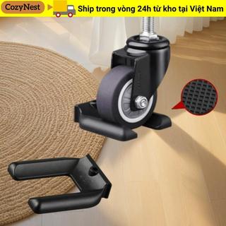 Nút chặn bánh xe ghế văn phòng COZYNEST, Chân nội thất cao su chống mài mòn Tấm lót chống trượt, Bánh xe ghế chống rung bền bỉ Ghế đệm cố định