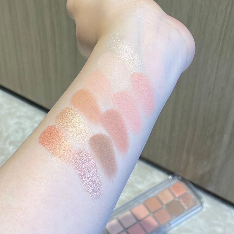 【PALETTE HÀN ĐẲNG CẤP】12 Màu Nude Nhẹ Lì Mịn - Bật Sáng Mắt Xuân Hè, Phù Hợp Tạo Khói, Gọn Nhẹ Mang Đi