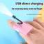 MAKY Ear Piing Tool Đèn ngón tay cái có thể sạc lại Đèn loại bỏ sáp ba cấp để làm sạch thực tế Đèn tai Pi Thumb Supplies VN