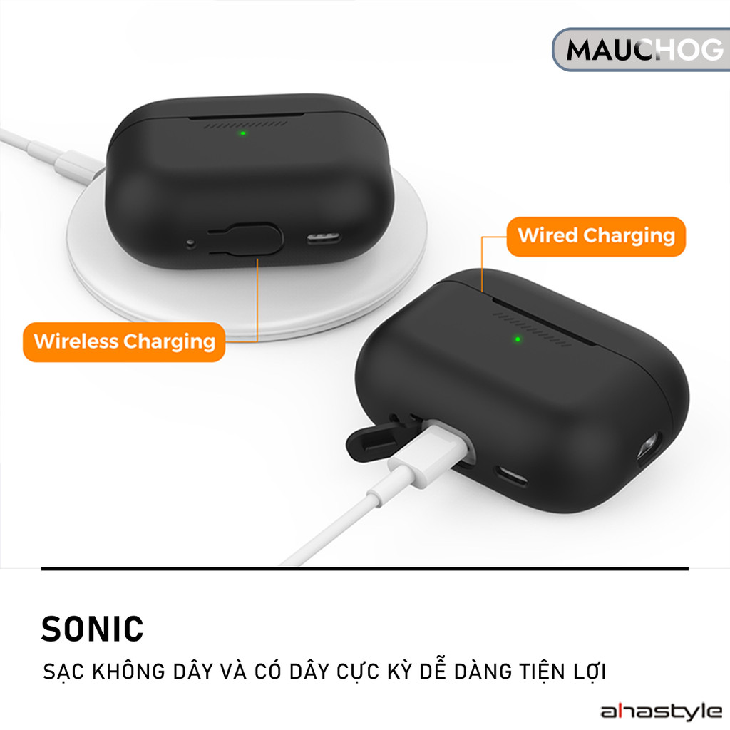Ốp Lưng Trơn Basic Nhiều Màu Chất Liệu Silica Gel Mềm Mại Chống Bẩn Cho Airpods Pro 3 2 Airpods 4