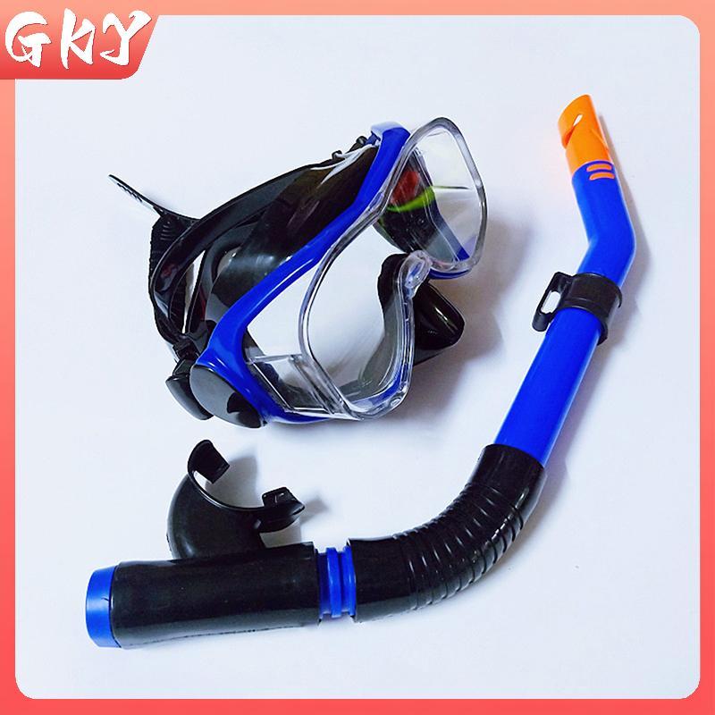 Bộ thiết bị lặn GKY cho người lớn - Bao gồm kính lặn khô và mặt nạ toàn bộ khuôn mặt
