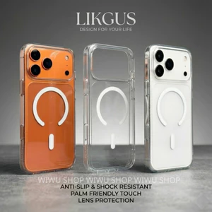 Ốp Lưng Likgus Trong Suốt iPhone 16 Pro Max / 17 Air Tích Hợp Nút Camera Control & Sạc MagSafe