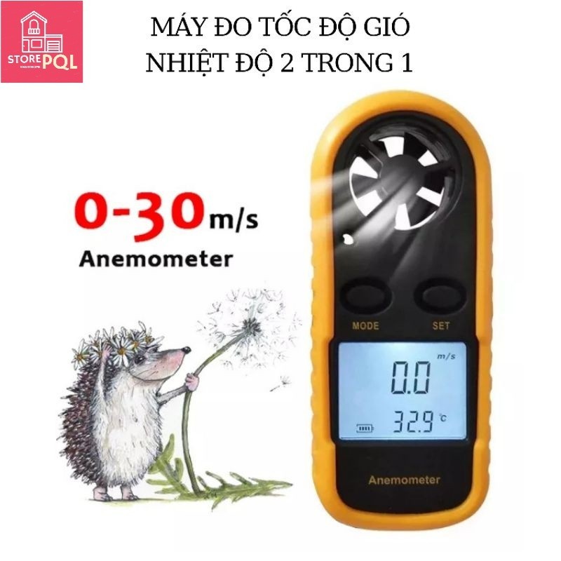 MDG- Máy Đo Tốc Độ Gió 𝗕𝗲𝗻𝗲𝘁𝗲𝗰𝗵 GM816 Đo 0~30m/s