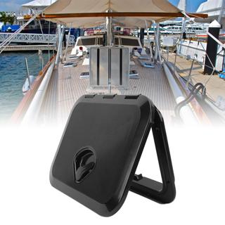 VBESTLIFE Nắp sập boong thuyền Dễ dàng lắp đặt Cao su được sử dụng rộng rãi chống chịu thời tiết cho tàu (Đen)