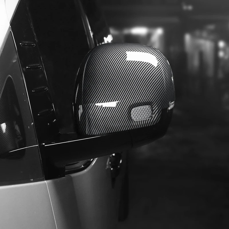 Phụ Kiện Ngoại Thất Sợi Carbon Gương Chiếu Hậu Ô Tô Trang Trí Bao Viền Cho Xe Hyundai Staria 2021-2026 Phụ Kiện