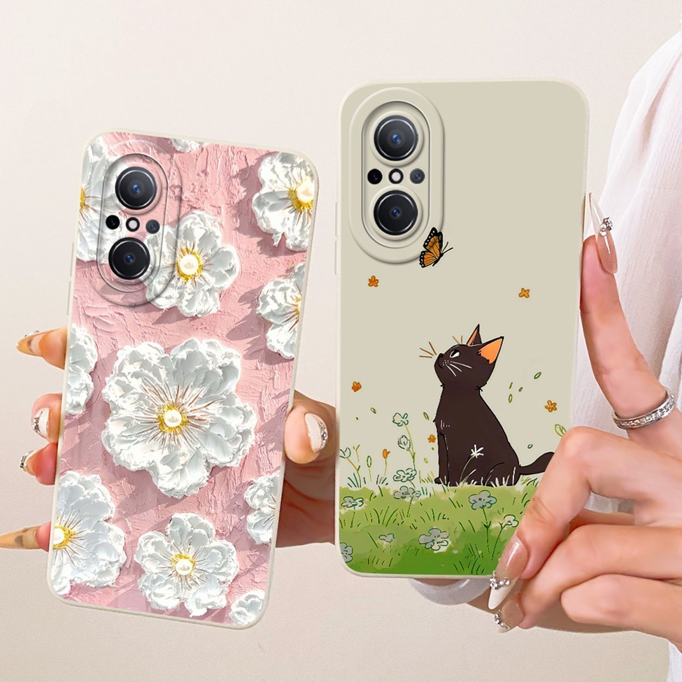 Ốp lưng Huawei Nova 9SE JLN-LX1 JLN-LX3 Vỏ Huawei Nova 9 SE Phim hoạt hình thời trang Vỏ điện thoại silicon vẽ ngộ nghĩnh dễ thương