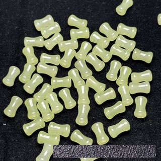 ((20 Chiếc) Hetian Jade Sunny Water Color 6 x 9 Mm Tre Rời Hạt DIY Vòng Tay Phụ Kiện