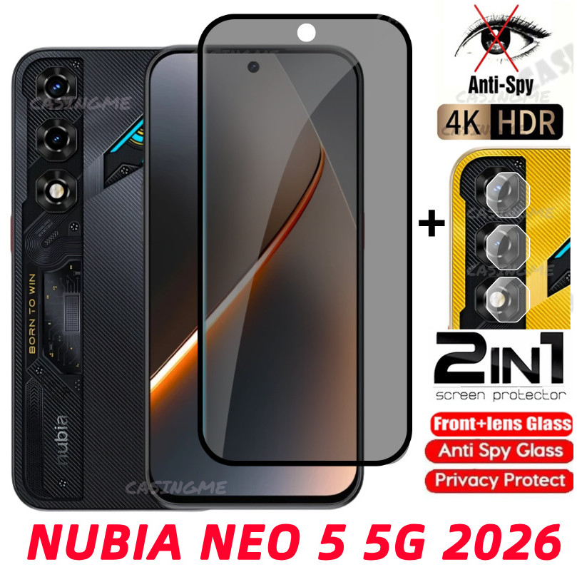 ZTE NUBIA NEO 5 5G 2026 Kính cường lực chống gián điệp cho ZTE NUBIANeo5 Blade NUBIA Neo 5 NEO5 Neo 5 GT Pro 5G Phim riêng tư Chống Peek Phim riêng tư Bảo vệ toàn màn hình