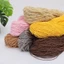 SMILE 200g Sợi Rơm Raffia, Sợi Móc Sợi 2 Lớp Sợi Tự Nhiên, Họa Tiết Lông Tơ Thủ Công DIY Màu Trơn Sợi Pha Trộn Thủ Công Chất Liệu