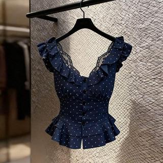 Vest Sling Nữ mùa hè thiết kế eo hẹp, phù hợp cho hot girl