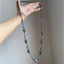 Mặt Dây Chuyền Hạt Gốm Xanh Phong Cách Dân Tộc, Thời Trang Và Cá Tính