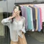 Áo sơ mi chống nắng Pearlescent Sheer dành cho nữ, tay dài, dáng rộng vừa vặn, chống tia cực tím, áo mỏng