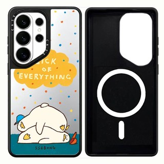 Từ Giải Trí Nằm Vịt Gương Cứng Phone Case For Dành Cho Samsung Galaxy S26 25 24 23 UItra S26 25 24 23 Plus Vỏ Bảo Vệ Chống Sốc