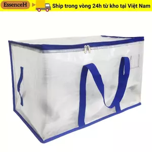 Túi di chuyển ESSENCEH, Túi đựng quần áo có thể gập lại Túi đóng gói hành lý, Túi đựng du lịch dung tích lớn dệt dày chống bụi