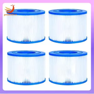 Dành cho bộ lọc bể bơi loại VI, 4 bộ lọc thay thế bơm hơi và SPA Tương thích với 90352E 58323E, Tay nghề tinh xảo dễ sử dụng