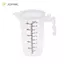 JCSYFAC 100 / 250 / 500ML Cốc Đo Bình Nướng Bánh Trong Suốt Nước Bột Nhà Bếp Có Nắp Sc Mới