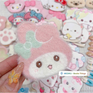 Meowu Miếng Dán Tóc Mái Sanrio Len Xù