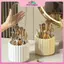 MYPANDA 360° Xoay Bàn Chải Trang Điểm Giá Đỡ Có Nắp Lipsti Người Tổ Chức Bảo Quản Mỹ Phẩm Trang Điểm Hộp Đựng Đồ Trang Sức Hộp Đựng Bút Chì.