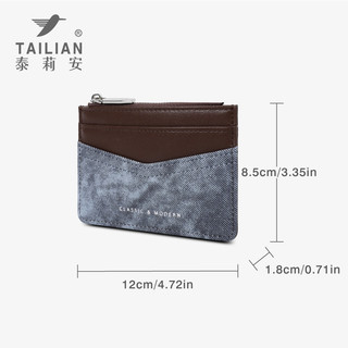 Đơn Giản Phong Cách Ngắn Mini Slim Ví Nữ Nhiều Hộp Đựng Thẻ Dây Kéo Tiện Lợi Ví Đựng Tiền Xu