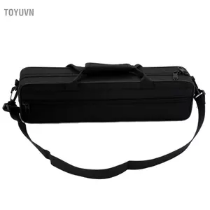 toyuvn fangzi 16 Holes C Hộp đựng sáo Túi biểu diễn Ba lô Hộp đệm bông xốp 600D chống nước với dây đeo vai đơn có thể điều chỉnh