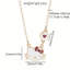 Heiiiokitty Hello Kitty Vòng Cổ Hoạt Hình Cô Gái Dễ Thương KT Mèo Mặt Dây Chuyền Với Kim Cương Xương Đòn Dây Xích-X41