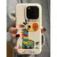 Cầu vồng hươu cao cổ cho iPhone 17promax trường hợp iPhone 14/13/12 giả da kết cấu