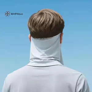 < WHPHous-t > Mặt nạ lụa băng mùa hè thoáng khí chống tia cực tím Unisex Khăn mềm cho hoạt động Tấm chắn nắng ngoài trời Đẹp