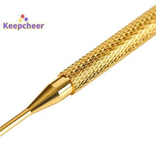 [Keepcheer] 1 Dụng cụ Massage thăm dò điểm châm cứu Tai bằng đồng không đau Nhẹ cầm tay Bút phát hiện huyệt Dụng cụ phản xạ mặt Mới