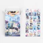 HT3 92 Cái / bộ Xanh Lưu Trữ LOMO Thẻ Dán Sunaookami Shiroko Bưu Thiếp Bộ Sưu Tập Anime Ngoại Vi TH3