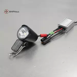 < WHPHous-t > Đèn LED xe đạp điện 6V-60V Đèn pha chống nước ABS để đi trong điều kiện mưa đẹp