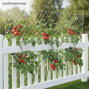 {BUDDI} Lưới leo núi trong vườn Nylon hạng nặng 2x5M Lưới hỗ trợ cho cây dưa chuột Cây nho rau quả Trellis dọc {buddingenergy}