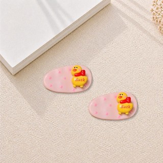 [ĐỘC QUYỀN] Set charm vịt vàng khăn đỏ chấm bi nhiều màu nền oval pastel dễ thương gắn dép Crocs phụ kiện DIY xinh xắn