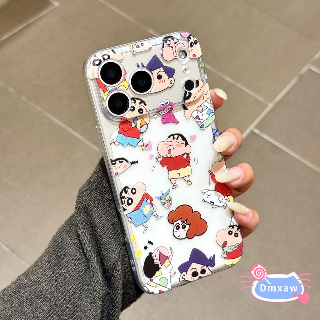 Ốp Điện Thoại Crayon Shin-chan Dễ Thương Cho Vivo V70 ELite FE V60 V50 V50E V40 V40E V30 V30E V29 Lite V29E V27 V25 V25E V23 Pro 5G V29E V27E V23E Cover Casetify Stitch Vỏ Mềm Trong Suốt