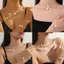 Vòng Tay Cổ 2 Miếng Ngọc Trai Zircon Trái Tim Tam Giác Tròn Thời Trang Phù Hợp Với Đẳng Cấp 26.5.6