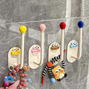 🌤️COD🌤️1 Cái Móc Treo Tường Không Đánh Dấu Dính Khóa Đấm Giá Nắp Bếp/Giá Để Đồ Phòng Tắm Trang Sức Dễ Thương Móc Giá