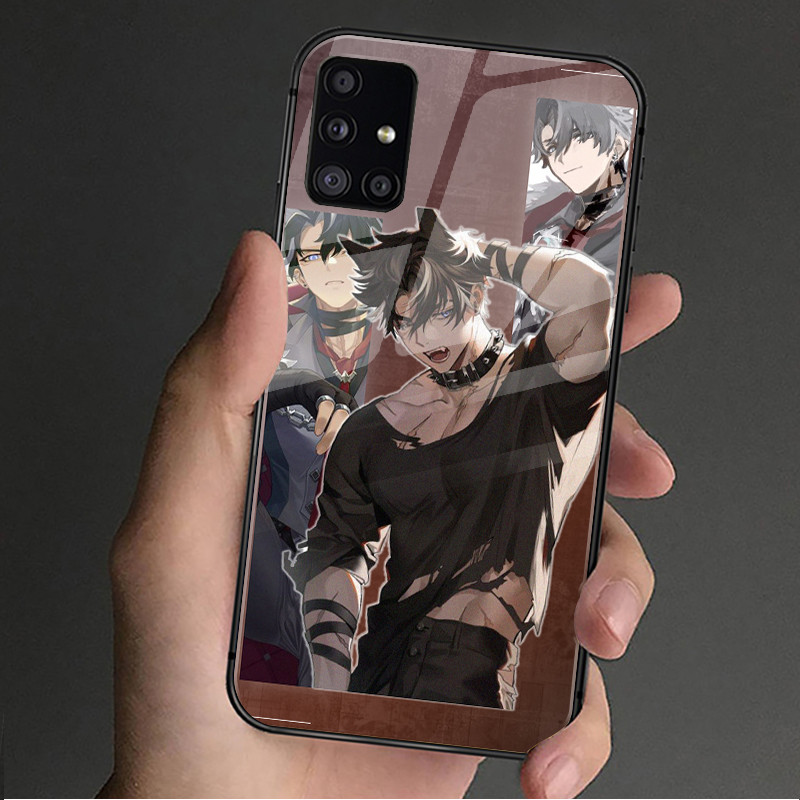 Wriothesley genshin impact 01 Ốp Điện Thoại Kính Cho Samsung Galaxy A14 A16 A30 A22 A32 A33 A15 A35 A42 A55 A56 4G A52 A53 A54 A70 A71 A72 A73 5G Cover