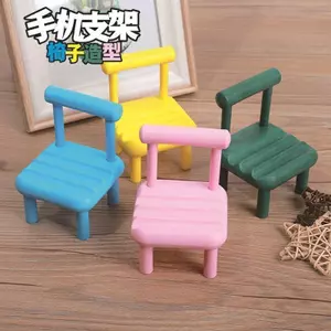 Mới Giá Đỡ Điện Thoại Di Động Dễ Thương Sáng Tạo Ghế Đồ Trang Trí Đa Năng Có Thể Điều Chỉnh Phát Trực Tiếp Phim Truyền Hình Mini Phân Kệ