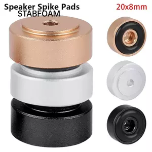 STABFOAM 1 / 4 Miếng đệm chân, Đế loa HIFI hợp kim nhôm, Đế khuếch đại cách ly chống sốc bền 20x8mm Chân đế cho loa Bộ khuếch đại CD
