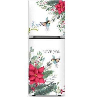 Decal cao cấp dán tủ lạnh nhiều mẫu có keo siêu bền chống nước