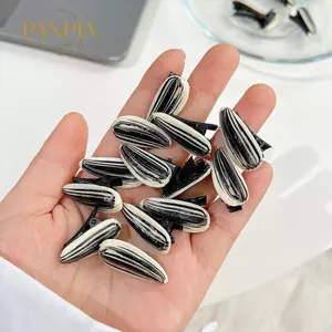 PNPIA- Mới Mô Phỏng Thực Phẩm Kẹp Tóc Cá Tính Sáng Tạo Hạt Dưa Barrettes Kẹp Tóc Thực Phẩm Ngộ nghĩnh Hairgrips Phụ Kiện Tóc Thời Trang Chân Tóc