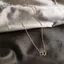 AqToCna Cá Tính Đơn Giản Đôi Trái Tim Choker Nelace Cho Nữ Mặt Dây Trái Tim Rỗng Nelace Xương Đòn Dây Chuyền Cô Gái Quà Tặng Trang Sức AqToCna