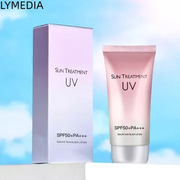 Kem chống nắng body LYMEDIA, Kem chống nắng body lâu dài 60ml, SPF50 + Kem dưỡng da cách ly chống nước Kem chống nắng body toàn thân